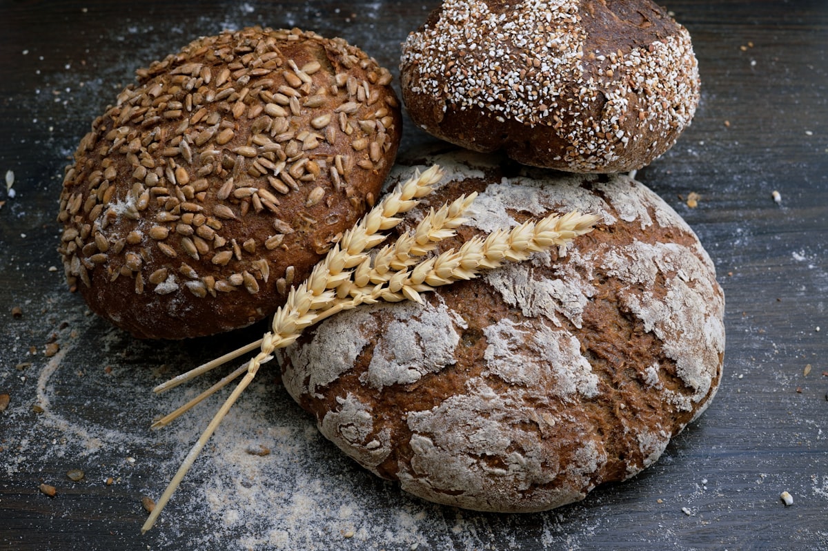 Fresh baked bread and pastries at Lidl in-store bakery