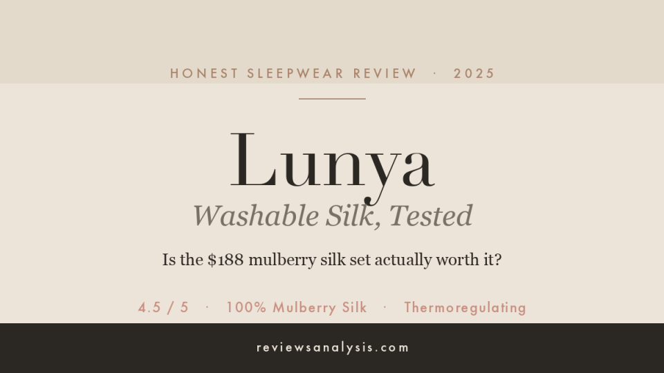 Lunya washable silk pajama review 2025 cover