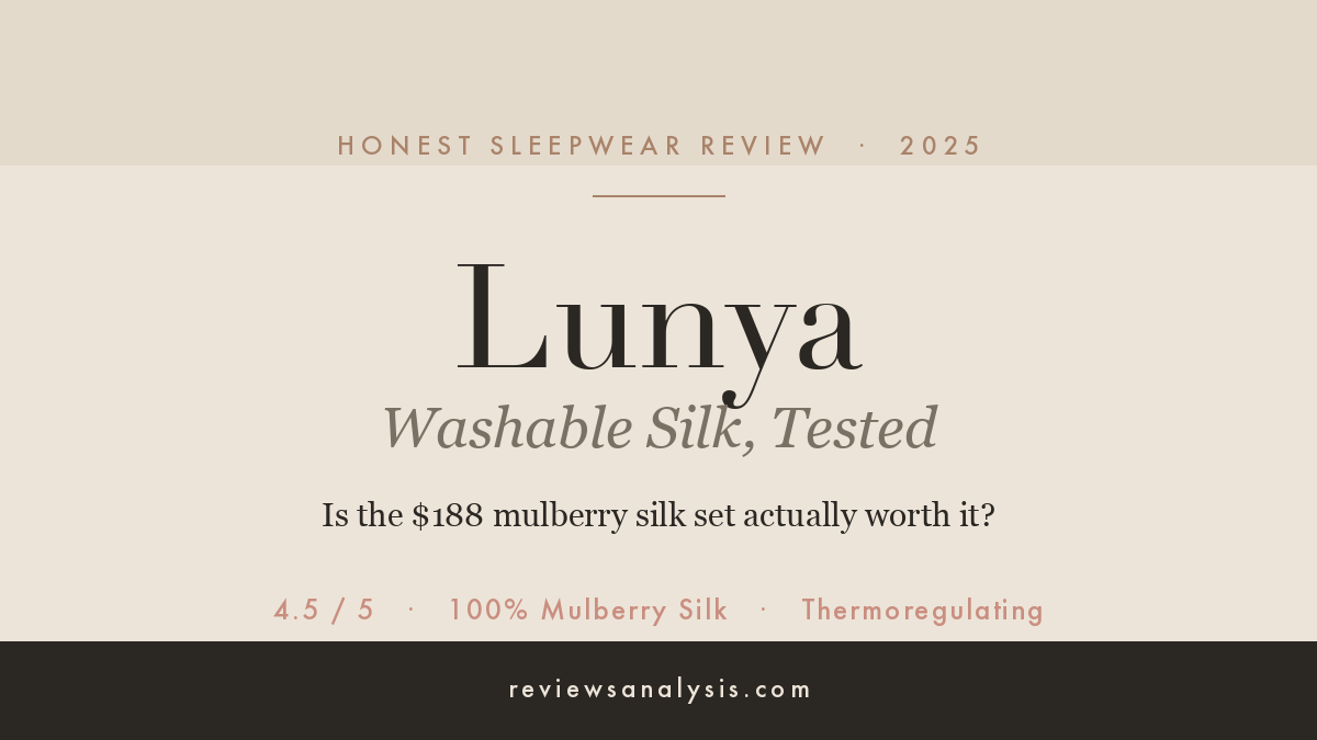 Lunya washable silk pajama review 2025 — is the $188 mulberry silk set worth it