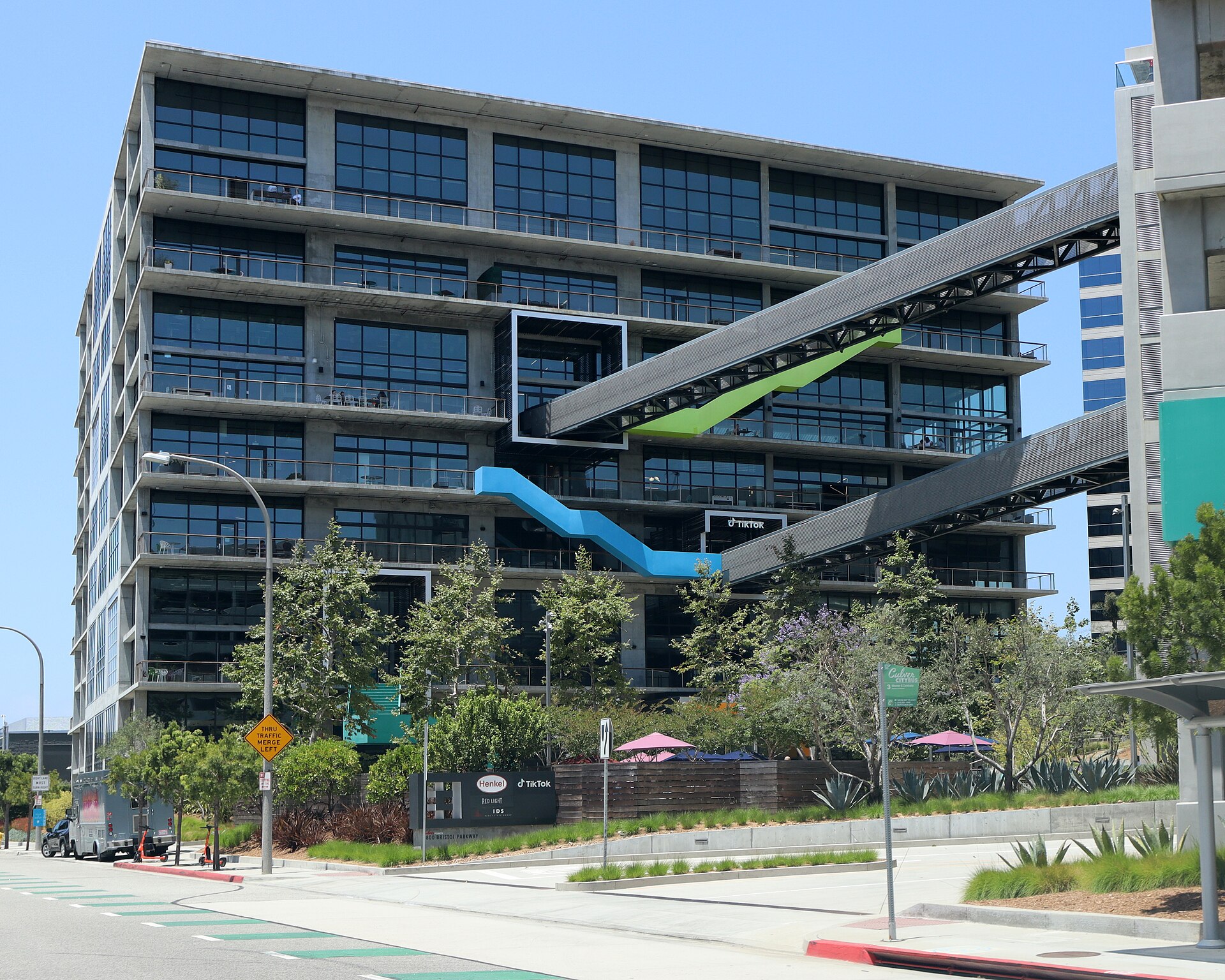 TikTok headquarters building in Culver City, California