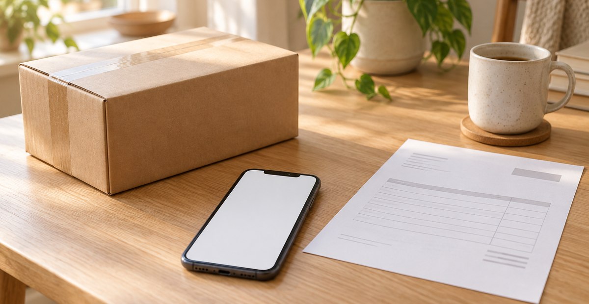 Parcel and customs paperwork illustrating SHEIN delivered duty paid checkout charges