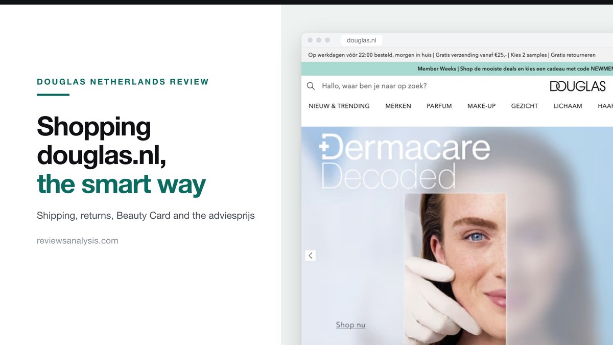Douglas Netherlands review: shopping douglas.nl the smart way